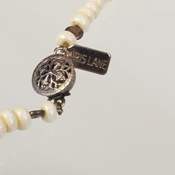 Iris Lane Necklace 1980s Designer Signed One of a Kind Vintage Beach Boho - Picture 9 of 12